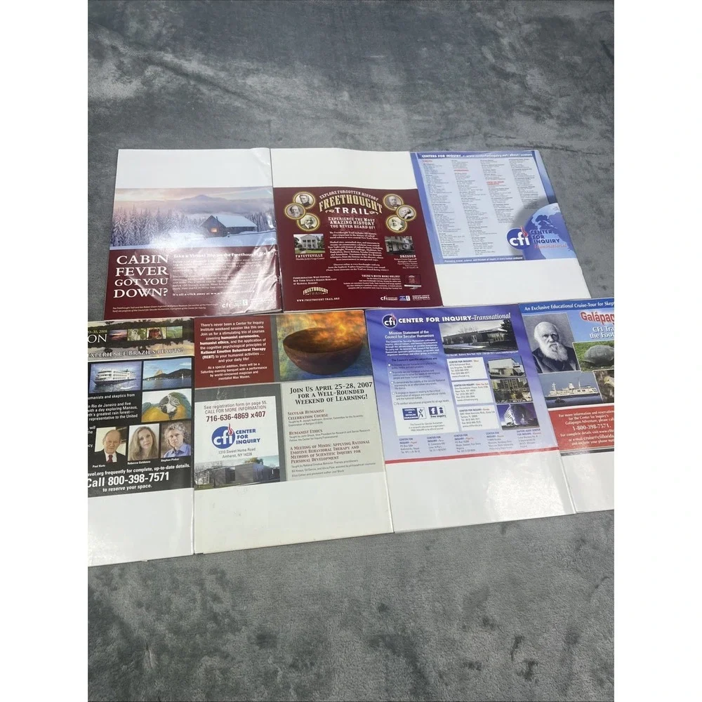 Free Inquiry Magazine Lot of 7‎ Population Intelligent Design Humanism Religion